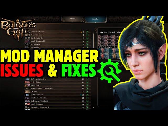 Baldur's Gate 3 Patch 7 MOD MANAGER Issues & How to Fix