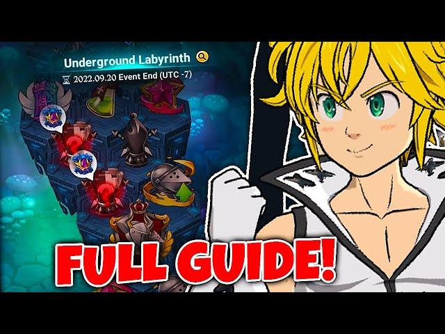 HOW TO BEAT LABYRINTH! FULL GUIDE TIPS & STRATEGIES | Seven Deadly Sins: Grand Cross