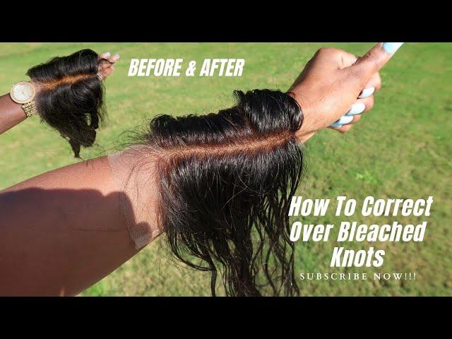 QUICK & EASY | HOW TO FIX OVER BLEACHED KNOTS | BEGINNER FRIENDLY