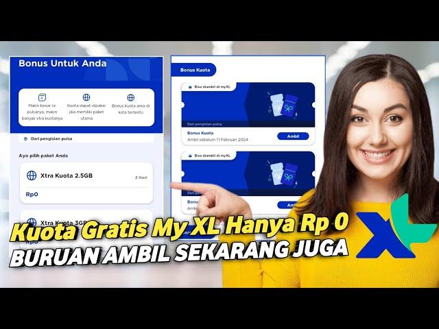 CARA MENDAPATKAN KUOTA GRATIS DI MY XL TERBARU 2024