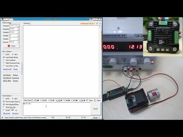 Makerbase SERVOxxD Closed loop Stepper Motor Example2 RS485 example