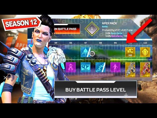 Buying All 100 Tiers In Apex Legends Season 12 DEFIANCE Battle Pass