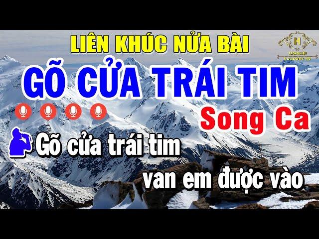 Karaoke Nhạc Sống Nửa Bài SONG CA | Liên khúc Nhạc Trữ Tình Tuyển Chọn Bài Quen Ai Cũng Hát Được