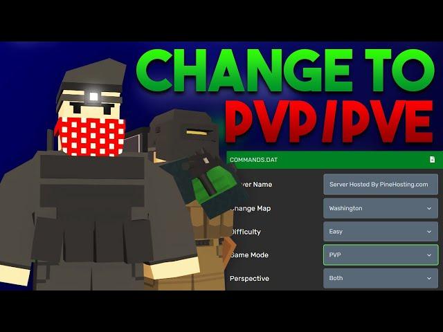 How To Change Your Unturned Server To PVE/PVP