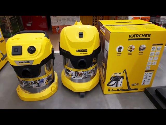 Новый пылесос Karcher WD 3. Отличия от предыдушей версии.