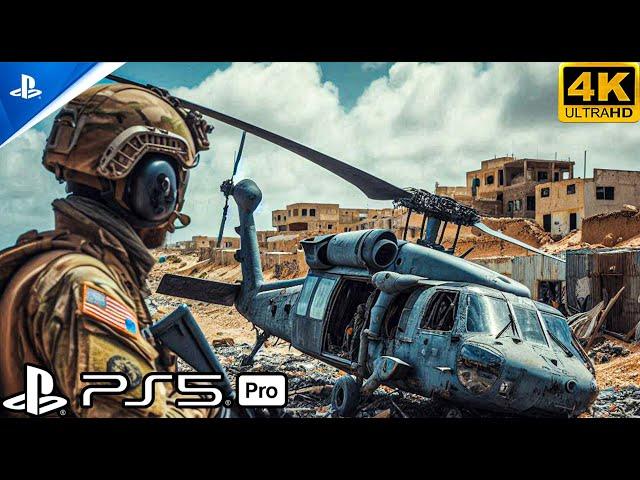 BLACK HAWK DOWN (PS5) Realistic ULTRA Graphics Gameplay [4K 60 FPS] DELTA FORCE BLACK HAWK DOWN