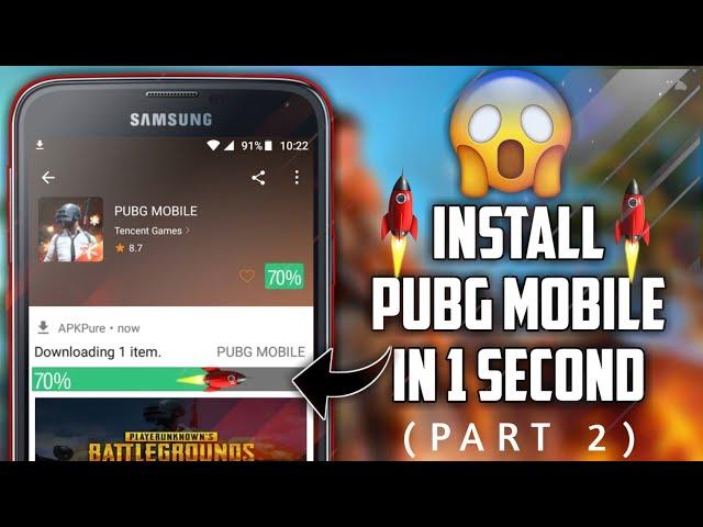 Download Pubg Mobile in 1 Second 100% Working Trick (part 2)Hindi-Urdu ( Pubg Mobile Ko Download kry