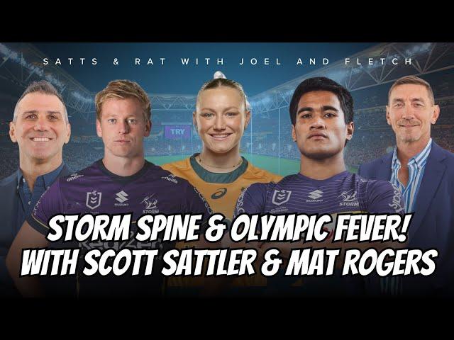 Scott Sattler & Mat Rogers on Storm Spine, Maddi Levi killing it in Paris & the best legs in #NRL