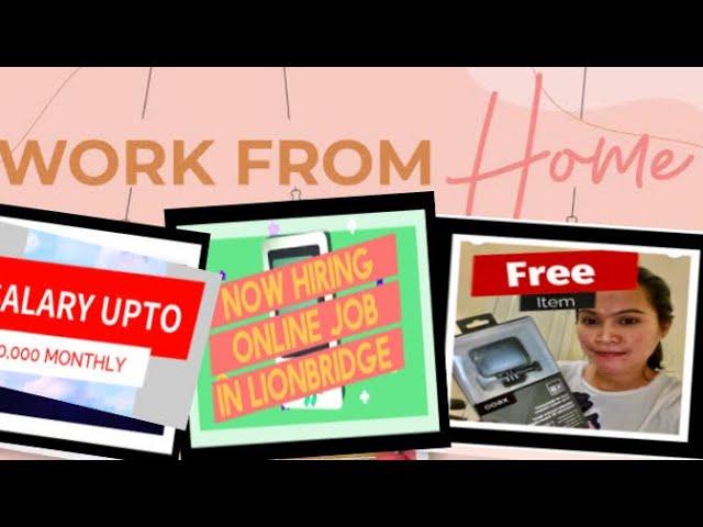 Earn Upto 20k monthly | Work From Home Online Job|LionBridge| Apply Now