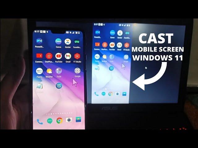How Cast Android Screen to PC & Laptop | Screen Mirror to Windows 11 Computer | Wireless Screencast