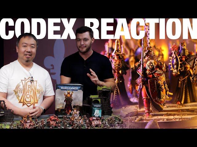 NEW Adepta Sororitas Codex Reaction! #new40k 10th edition codex.