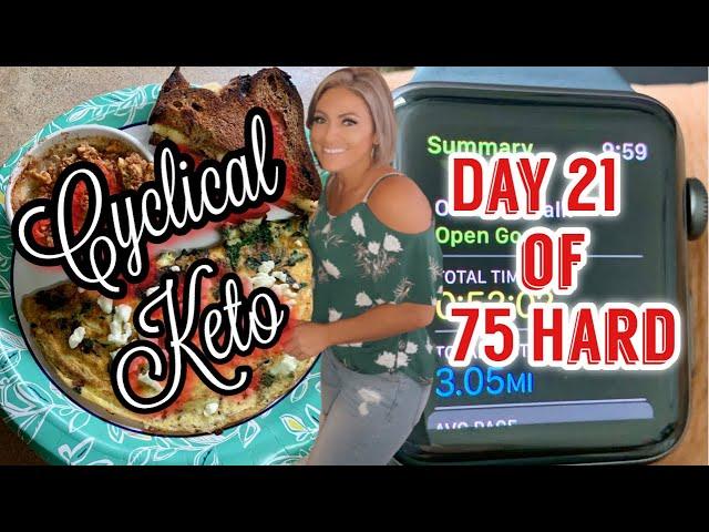 CYCLICAL KETO | CARB CYCLING | FULL DAY OF EATING FOR WEIGHT LOSS | 75 HARD | IN WITH JEN