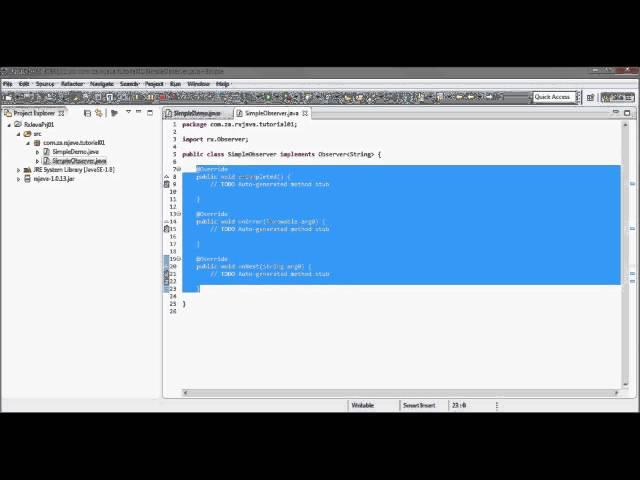 RxJava Tutorial 01 - download, setup, & write simple app.