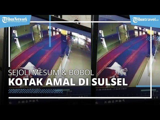 Beredar Video Sejoli Mesum di Masjid Lalu Bobol Kotak Amal, Ternyata Sempat Ditegur Sebelum Beraksi