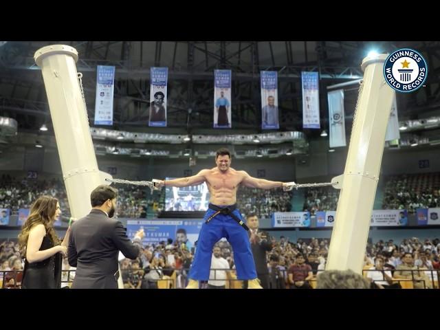 Vispy Kharadi's World Record Hercules Pillars Hold - Guinness World Records