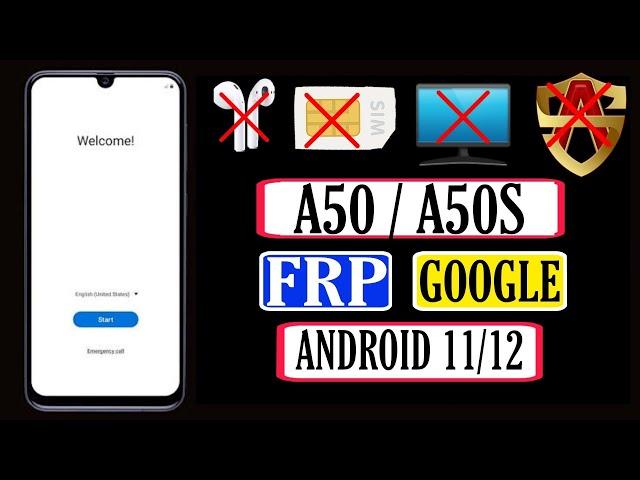 Samsung A50/A50s FRP Bypass Android 11 Without Pc/Without Alliance Shield New Method 2022 A505F FRP