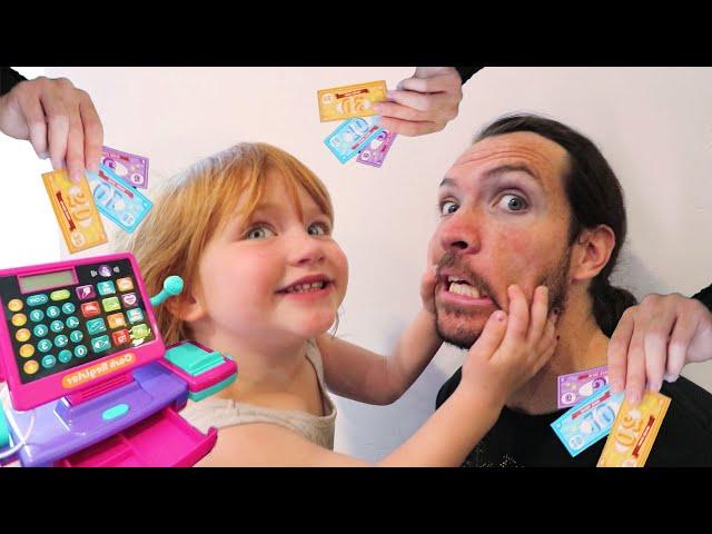 Neighbor Won’t Wakeup!! NEW TOWN! Adley & Dad build a pretend store and play, pet dogs, and more!