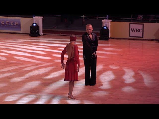 Svetlichny Pavel - Svetlichnaya Irina RUS, Pasodoble | 2018 WDC Seniors Latin