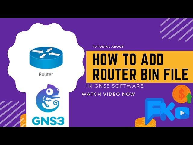 How to Add/Import Cisco Router c7200 in GNS3 software