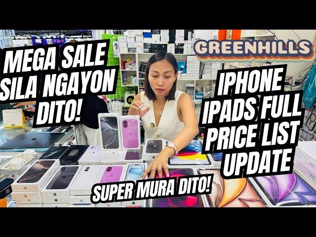 MEGA SALE NG MGA IPHONES AND IPADS DITO SA LEGIT SELLER SA GREENHILLS! BAGSAK PRICE SILA TODAY!