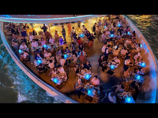  4K HDR | Vijit Chao Phraya 2024, Amazing Big Boat Show after Fireworks!