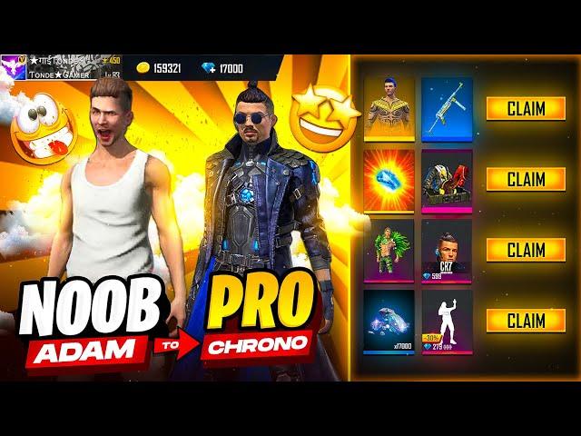Making Free Fire's New Noob Account Pro in just 10 Mins  17000 Diamonds Top Up - Must Watch