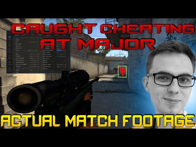 Actual Match Footage of Pro Cheating at Paris Major Qualifier!