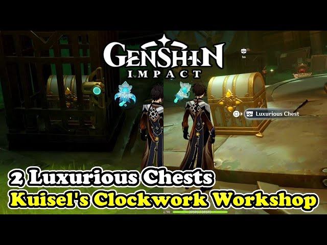 2 Luxurious Chests in Kuisel Clockwork Workshop Guide Genshin Impact Energy Concentrating Component