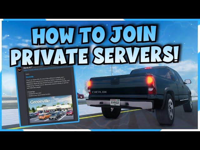 How To JOIN PRIVATE SERVERS On MOBILE! (Greenville)