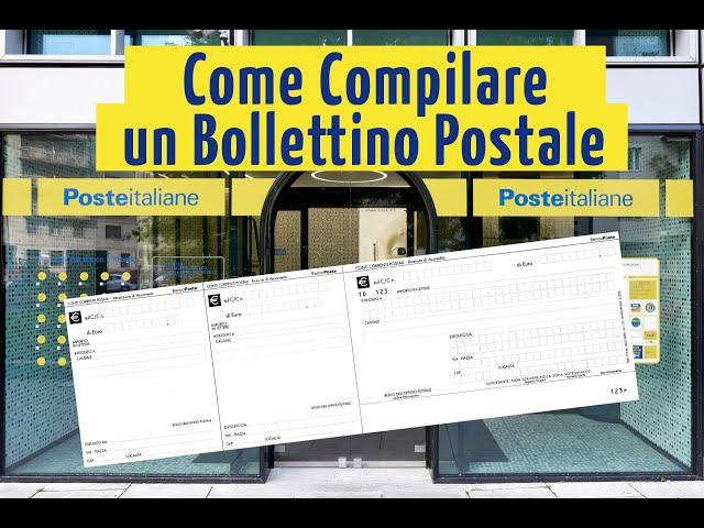 Come Compilare un Bollettino Postale - Tutorial di Compilazione