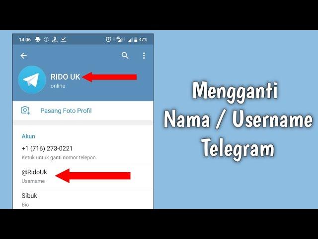 Cara Ganti Nama Dan Username Di Telegram