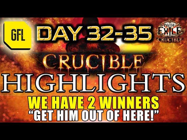 Path of Exile 3.21: CRUCIBLE DAY # 32-35 Highlights "GET HIM OUT OF HERE!", WE HAVE WINNERS and more