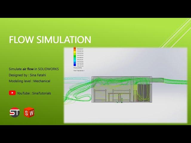 Air Flow Simulation In SOLIDWORKS