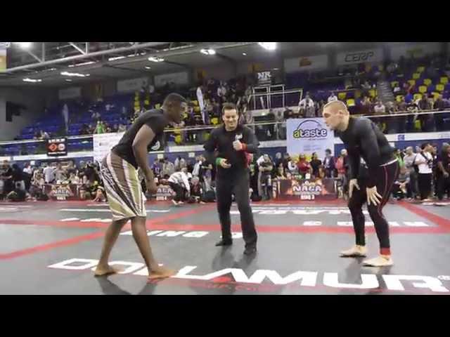 Déli Nsomboli au NAGA Europe 2014 - Grappling