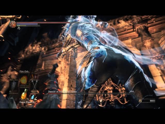 Dark Souls 3: Dancer of the Boreal Valley Boss Fight (4K 60fps)