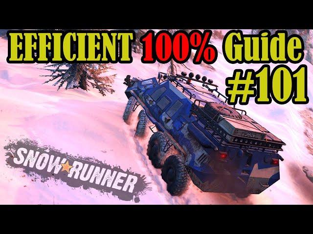 North Port, Alaska - Part 101 - Snowrunner Gameplay Playthrough - 100% Completion - No Commentary!