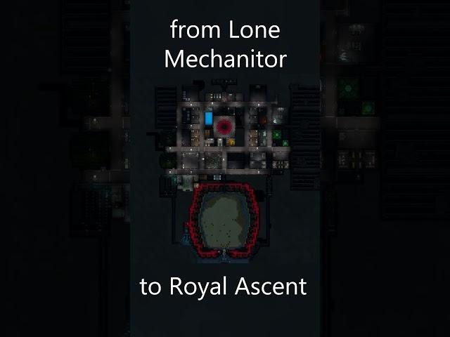 Rimworld Timelapse - Lone Mechanitor to Royal Ascent