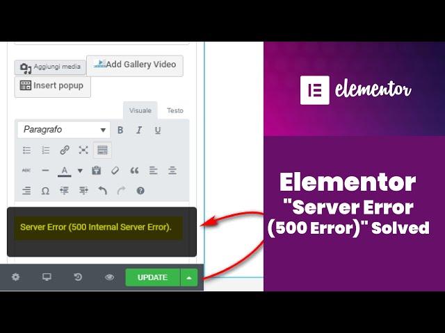 Elementor "Server Error (500 Error)" Solved in 3 Minutes (2024 Tutorial)