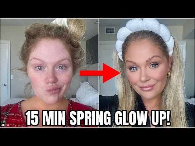 *EASY* 15 Minute GLOW UP for Spring Makeup Tutorial  Everyday Spring Makeup Tutorial 2024