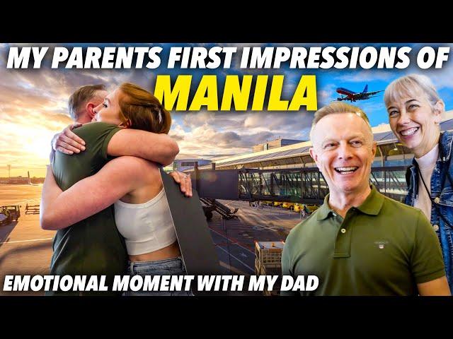 My Parents are in MANILA! Picking them up from NAIA, Their First Time Seeing Philippines