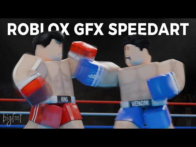 Roblox GFX Boxing Speedart: ROUND TWO!