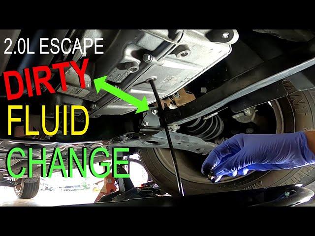 How To Change Transmission Fluid In A Ford Escape / Maverick 2.0L: Full Walkthrough