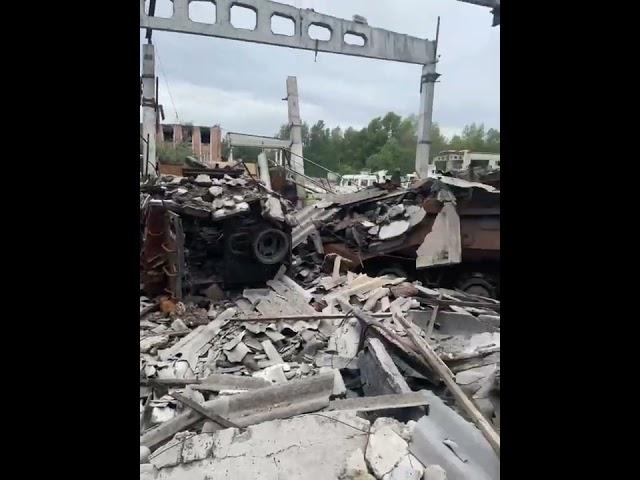 aftermath of HIMARS strike , Ukraine #shorts