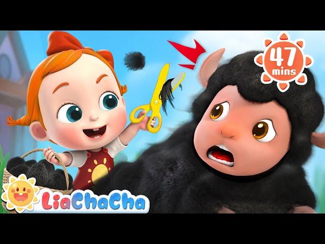 Baa Baa Black Sheep, Have You Any Wool? | Song Compilation + LiaChaCha Nursery Rhymes & Baby Songs