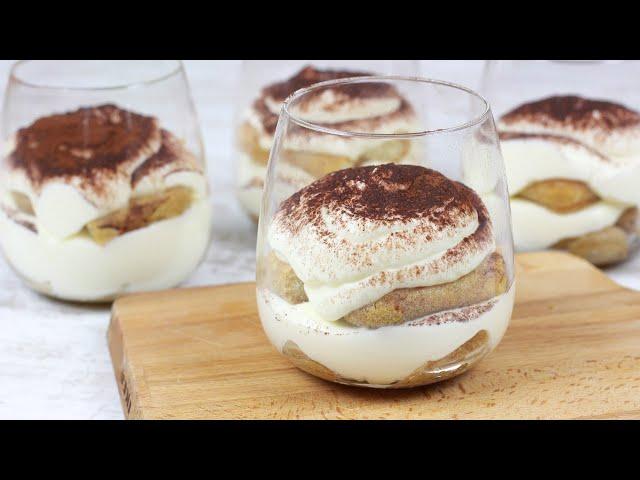 Tiramisu im Glas I Last Minute Dessert in 15 Minuten