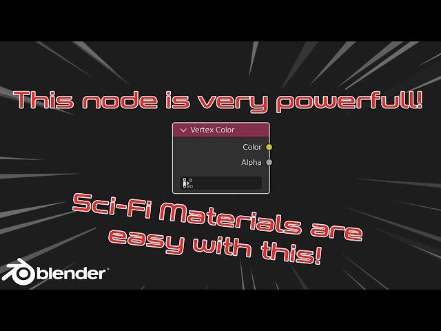 BLENDER: Vertex Colors are excellent for procedural materials! (Vertex Color Node Tutorial)