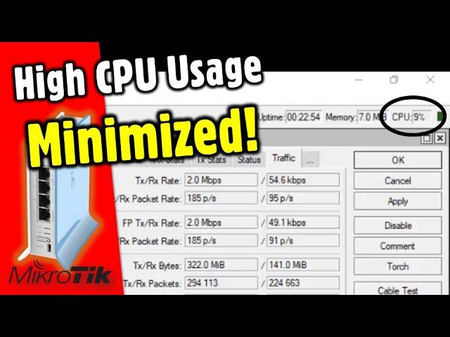 MikroTik 100% CPU USAGE / Critical Error & Crashing Router FIXED!