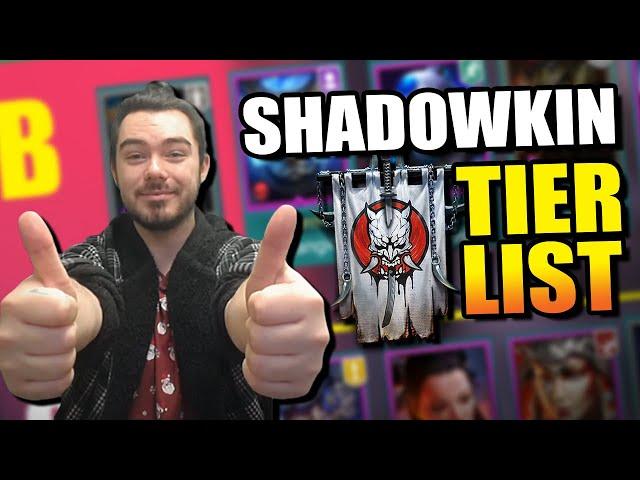 Shadowkin Faction Wars TIER LIST | Raid Shadow Legends