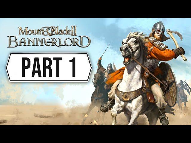 Mount & Blade 2: Bannerlord Walkthrough Gameplay Part 1 - (Medieval Campaign)