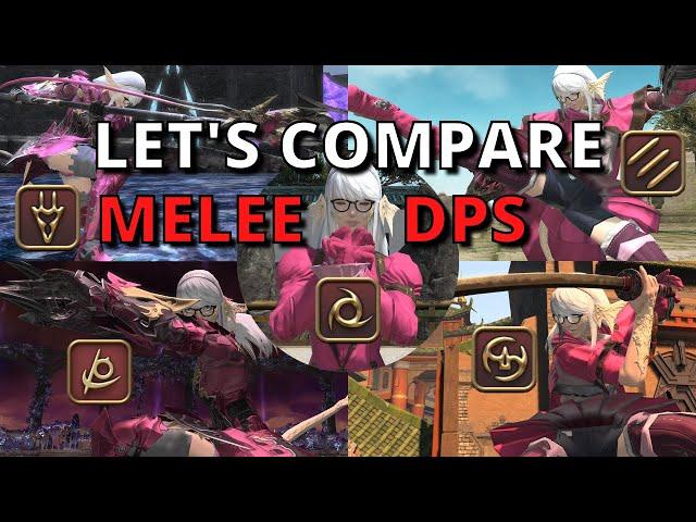 FFXIV Melee Comparison! Easy/Hard? Strong/Weak? Intense?